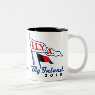 2 Couleurs Tasse 2010 sale de marin de Burgee de grand