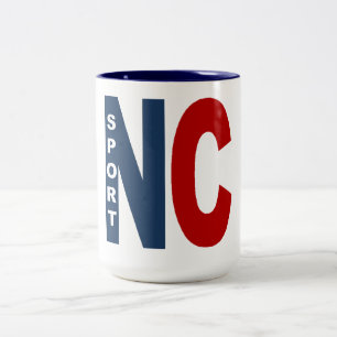 2 Couleurs Tasse  444ml  blanc/marine  CAROLINA SPORT