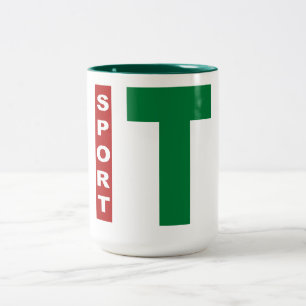 2 Couleurs Tasse 444ml vert chasseur ITALIE SPORT