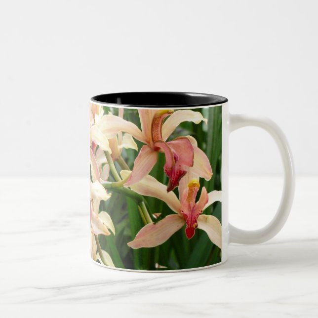 2 Couleurs Tasse 4 d'orchidée (Droit)