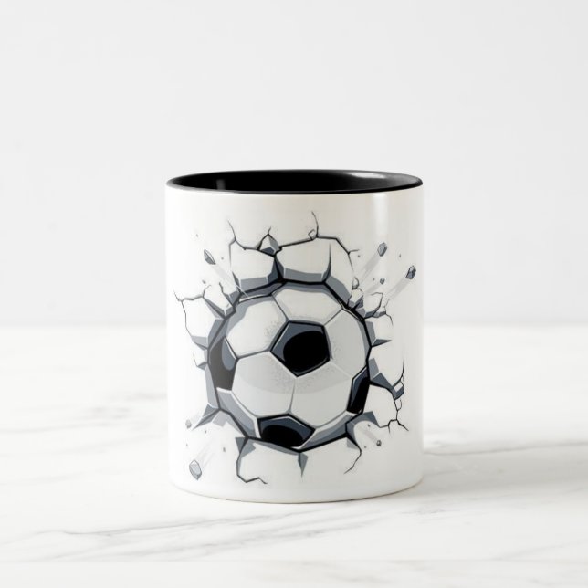 2 Couleurs tasse à balle de football (Centre)