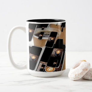 2 Couleurs Tasse à café