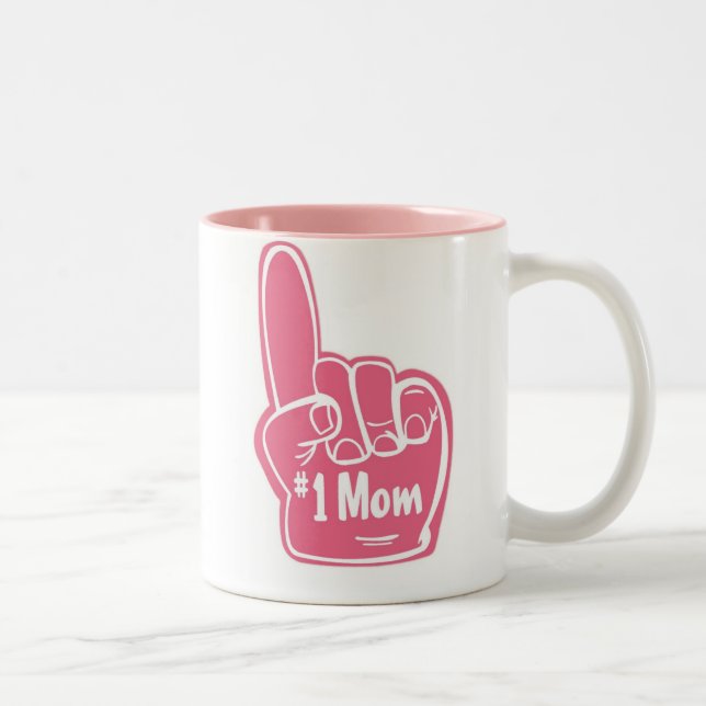 2 Couleurs tasse à café #1 maman (Droit)