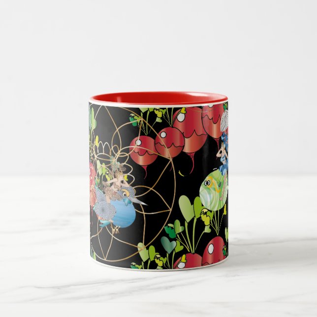 2 Couleurs Tasse à café à deux tons (Centre)
