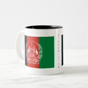 2 Couleurs tasse à café à deux tons d'afghanistan