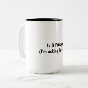 2 Couleurs Tasse à café avec humour