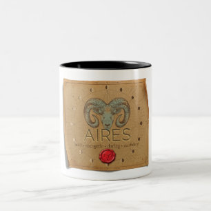 2 Couleurs Tasse à café - Bélier - Zodiaque