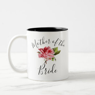 2 Couleurs Tasse à café bicolore pour la mère de la mariée
