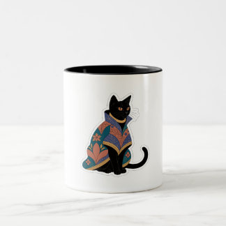 2 Couleurs Tasse à café botanique aux tons de bijoux pour cha