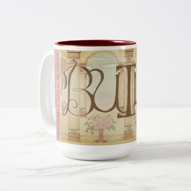 2 Couleurs Tasse à café BUILD (Devant gauche)
