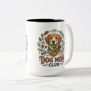 2 Couleurs Tasse à café Club Maman Chien Mignon