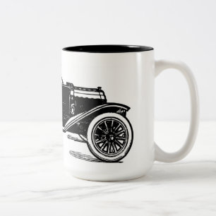 2 Couleurs Tasse à café de voiture ancienne