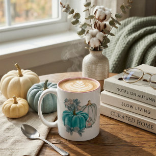 2 Couleurs Tasse à café douce automne citrouille
