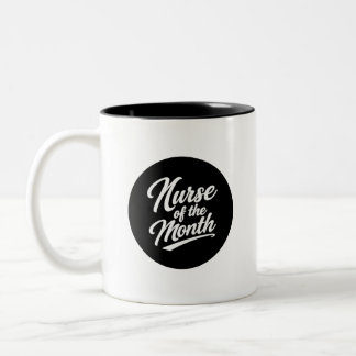 2 Couleurs Tasse à café drôle d'infirmière du mois