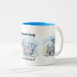 2 Couleurs Tasse à café drôle Gang Schnauzer
