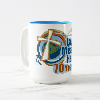 2 Couleurs Tasse à café du 70e anniversaire de LMH