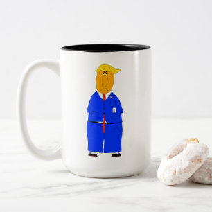 2 Couleurs Tasse à café et à thé drôle de DJT Trump