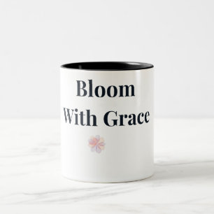 2 Couleurs Tasse à café florale Bloom With Grace