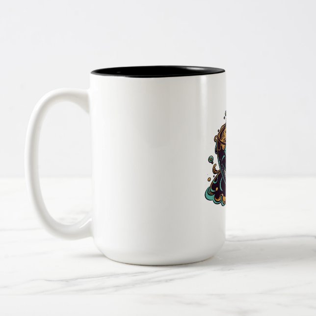 2 Couleurs Tasse à café folle (Gauche)