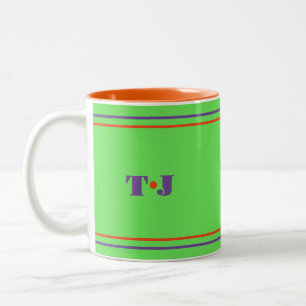 2 Couleurs Tasse à café lumineuse et colorée