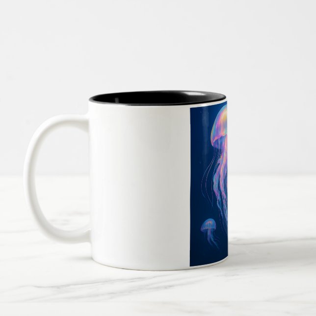 2 Couleurs Tasse à café méduse (Gauche)