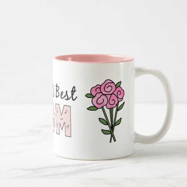 2 Couleurs Tasse à café Meilleure Maman du monde (Droit)