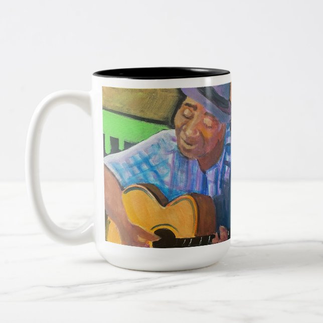 2 Couleurs Tasse à café Mississippi John Hurt (Gauche)