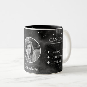 2 Couleurs Tasse à café personnalisée avec photo et nom Cance