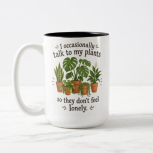 2 Couleurs Tasse à café pour parents de plantes confortables