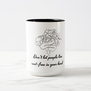 2 Couleurs Tasse à café Protégez Votre Paix État d'esprit po
