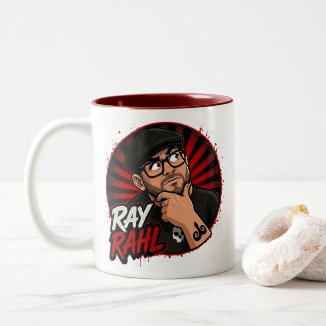 2 Couleurs Tasse à café Ray Rahl (Avec donut)