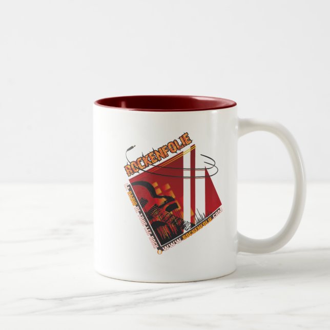 2 Couleurs Tasse à café Rockenfolie (Droit)