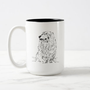 2 Couleurs Tasse à café teckel – chien saucisse à poil long