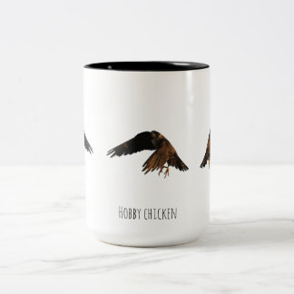2 Couleurs Tasse à café Two-Tone pour poule de compagnie