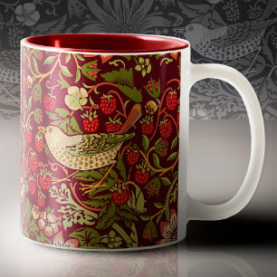 2 Couleurs Tasse à café William Morris Strawberry Thief