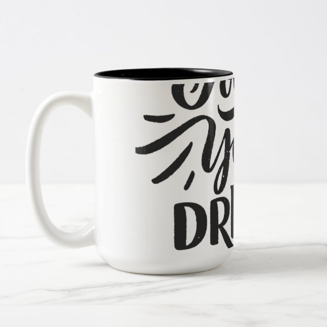 2 Couleurs Tasse à citation personnalisée  (Gauche)