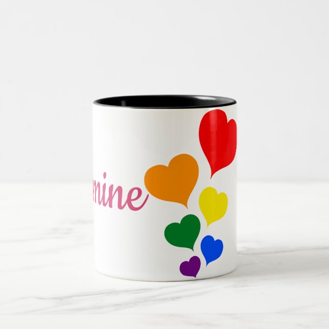 2 Couleurs Tasse à design unique  (Centre)