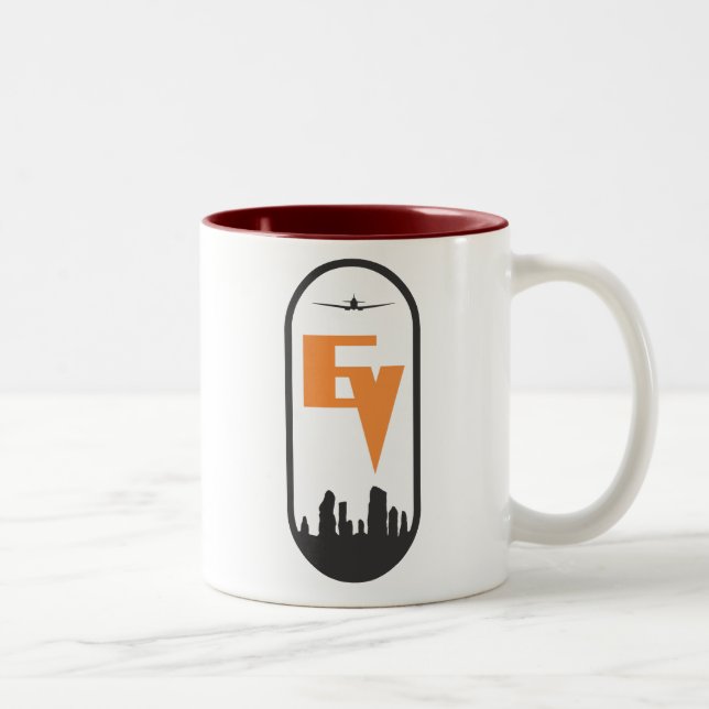 2 Couleurs Tasse à deux tons (Droit)