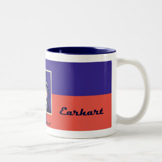 2 Couleurs Tasse à deux tons d'Amelia Earhart