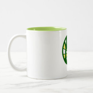 2 Couleurs Tasse à deux tons d'Atheopaganism (Sy, mbol