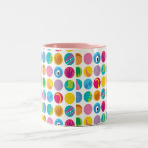 2 Couleurs Tasse à deux tons de cercles
