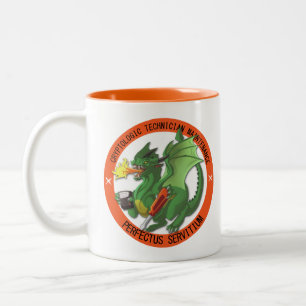 2 Couleurs Tasse à deux tons de conception de "hommage" de