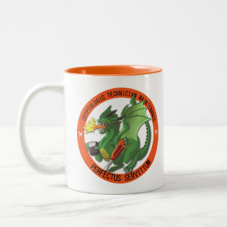 2 Couleurs Tasse à deux tons de conception de "hommage" de