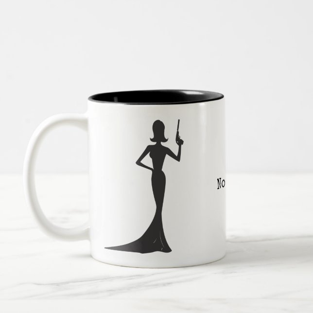 2 Couleurs Tasse à deux tons de Femme Fatale (Gauche)