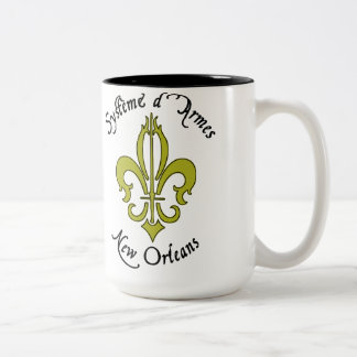 2 Couleurs Tasse à deux tons de logo de SDA NOLA B&G