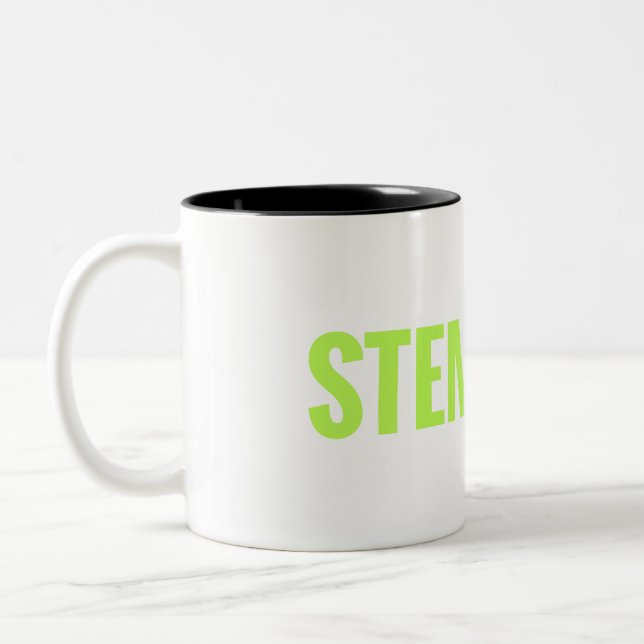 2 Couleurs Tasse à deux tons de STEMinist (Gauche)