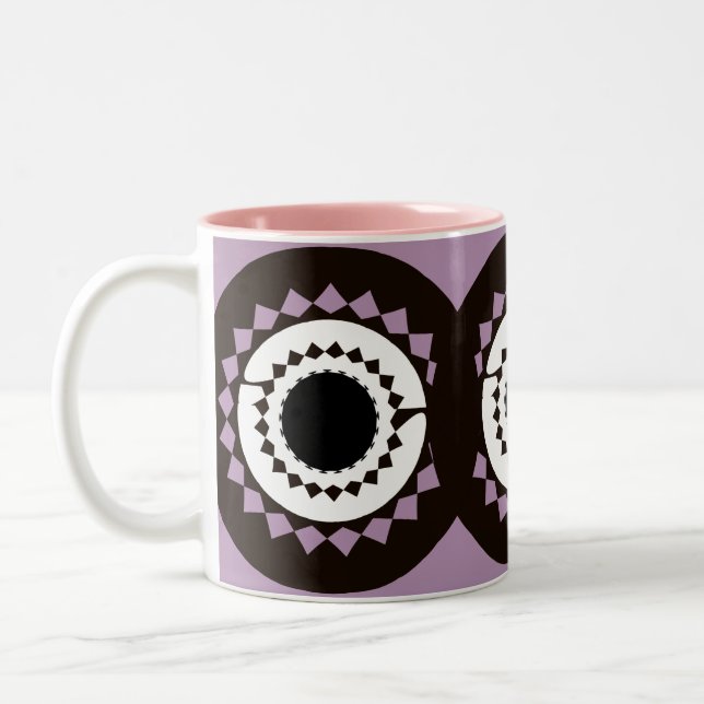 2 Couleurs Tasse à impression Mandala (Gauche)
