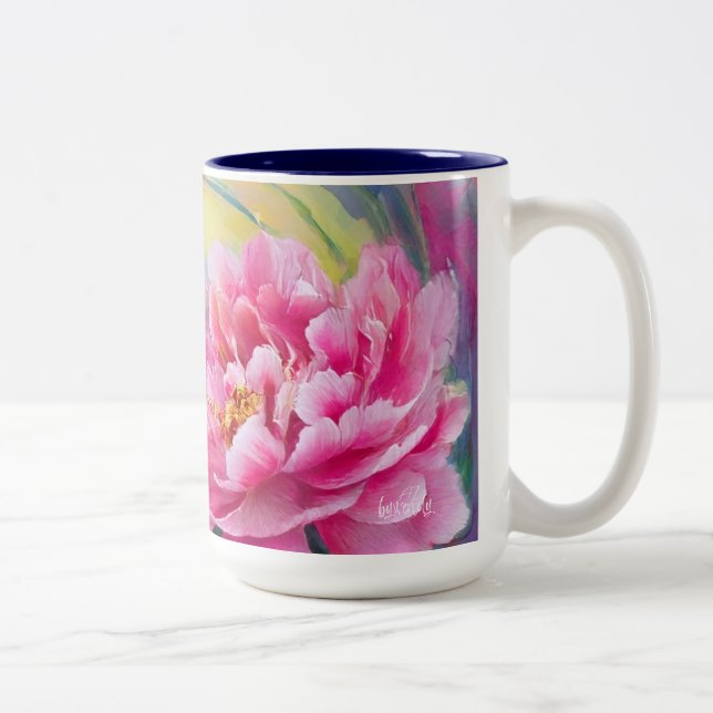 2 Couleurs Tasse à thé/café (Droit)