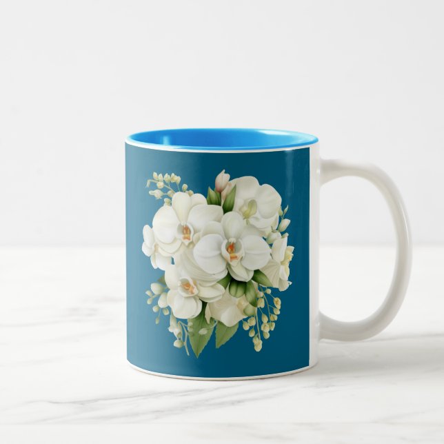 2 Couleurs Tasse Amie Personnalisée ou Mère de la Mariée (Droit)