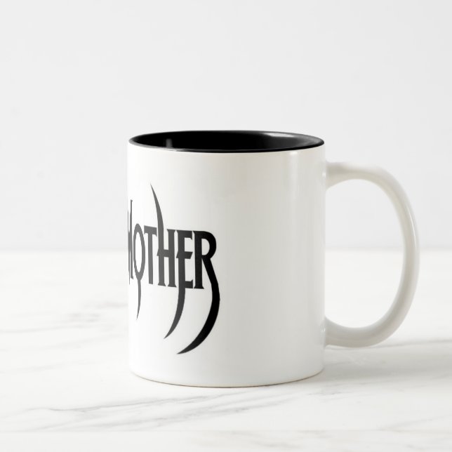 2 Couleurs Tasse animale de logo de mère (Droit)